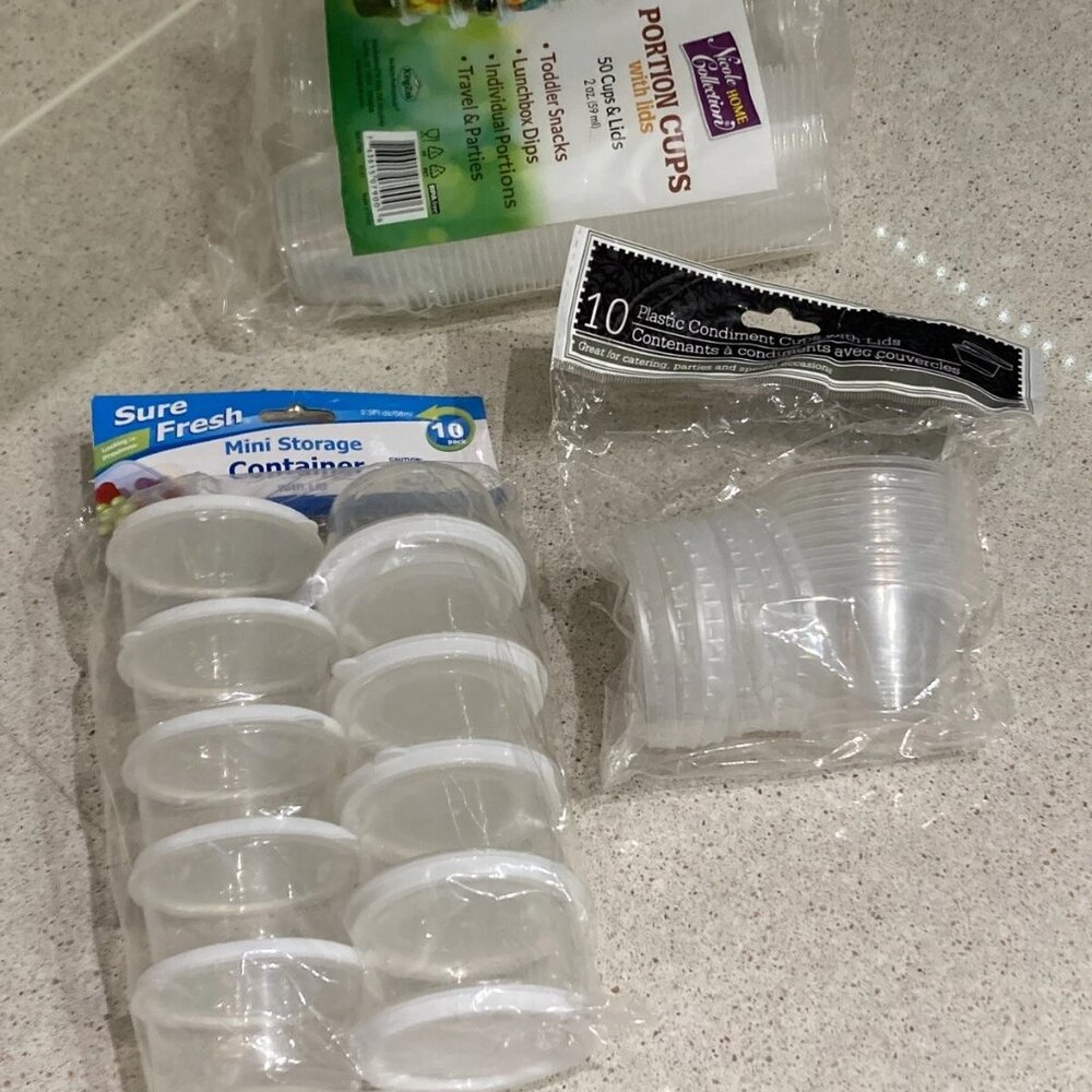 Portion Cups with Lids